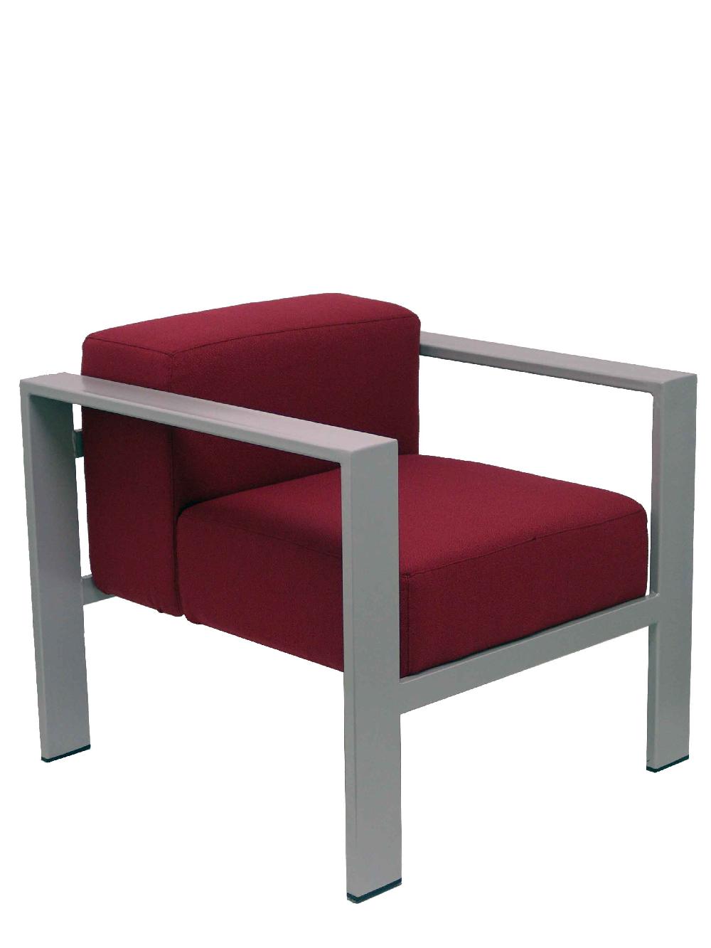 piqueras y crespo Sillón de espera Lázaro bali granate