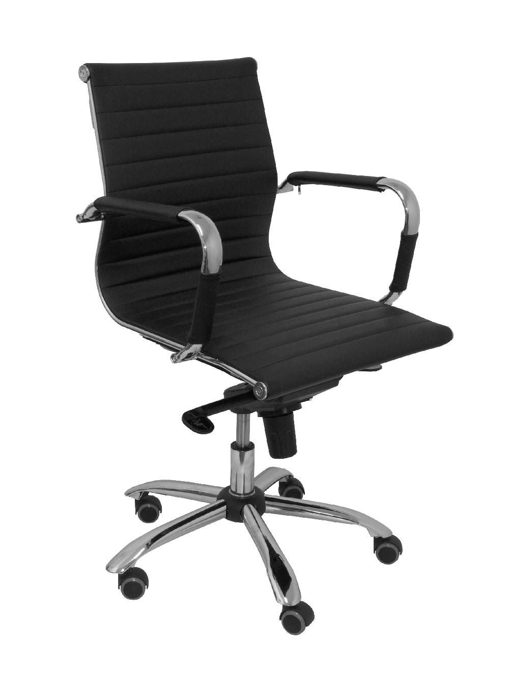 piqueras y crespo Sillón Madroño confidente similpiel negro