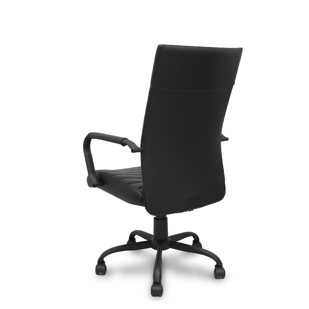 Piqueras Y Crespo Sillón Opti527 Basculante Similpiel Negro Base Metálica Negra
