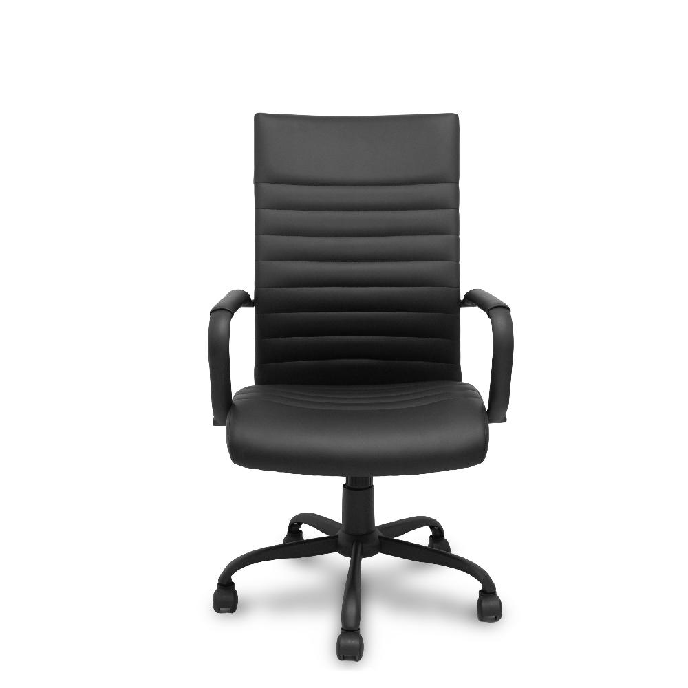 piqueras y crespo Sillón Opti527 basculante similpiel negro base metálica negra