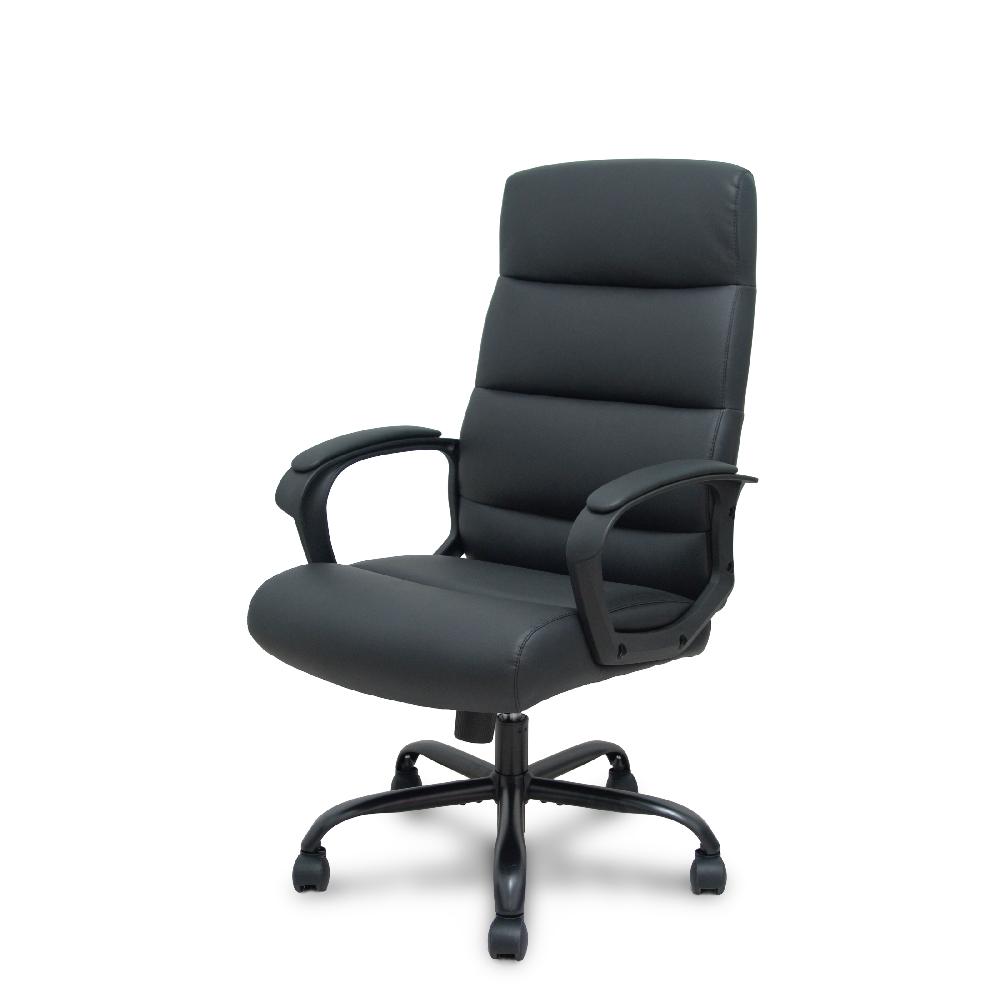 Piqueras Y Crespo Sillón Opti545 Similpiel Negro Base Metálica Negra