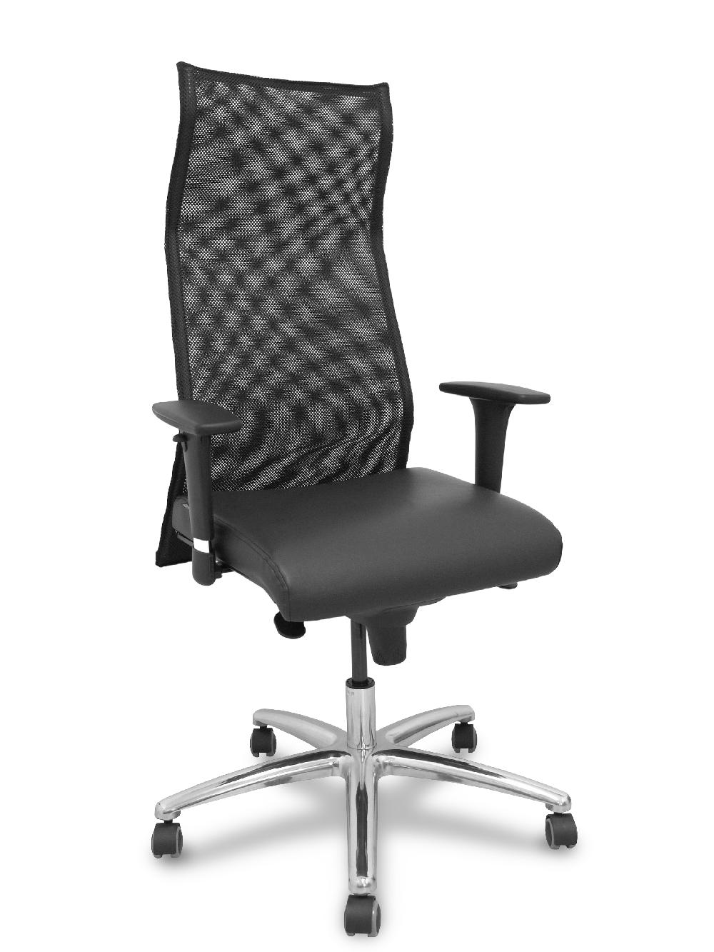 piqueras y crespo Sillón Sahuco XL similpiel negro hasta 160kg