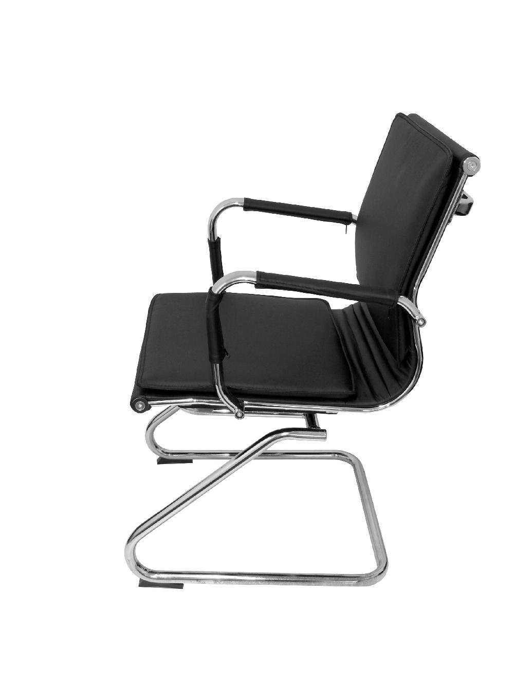 Piqueras Y Crespo Sillón Yeste Confidente Patín Similpiel Negro