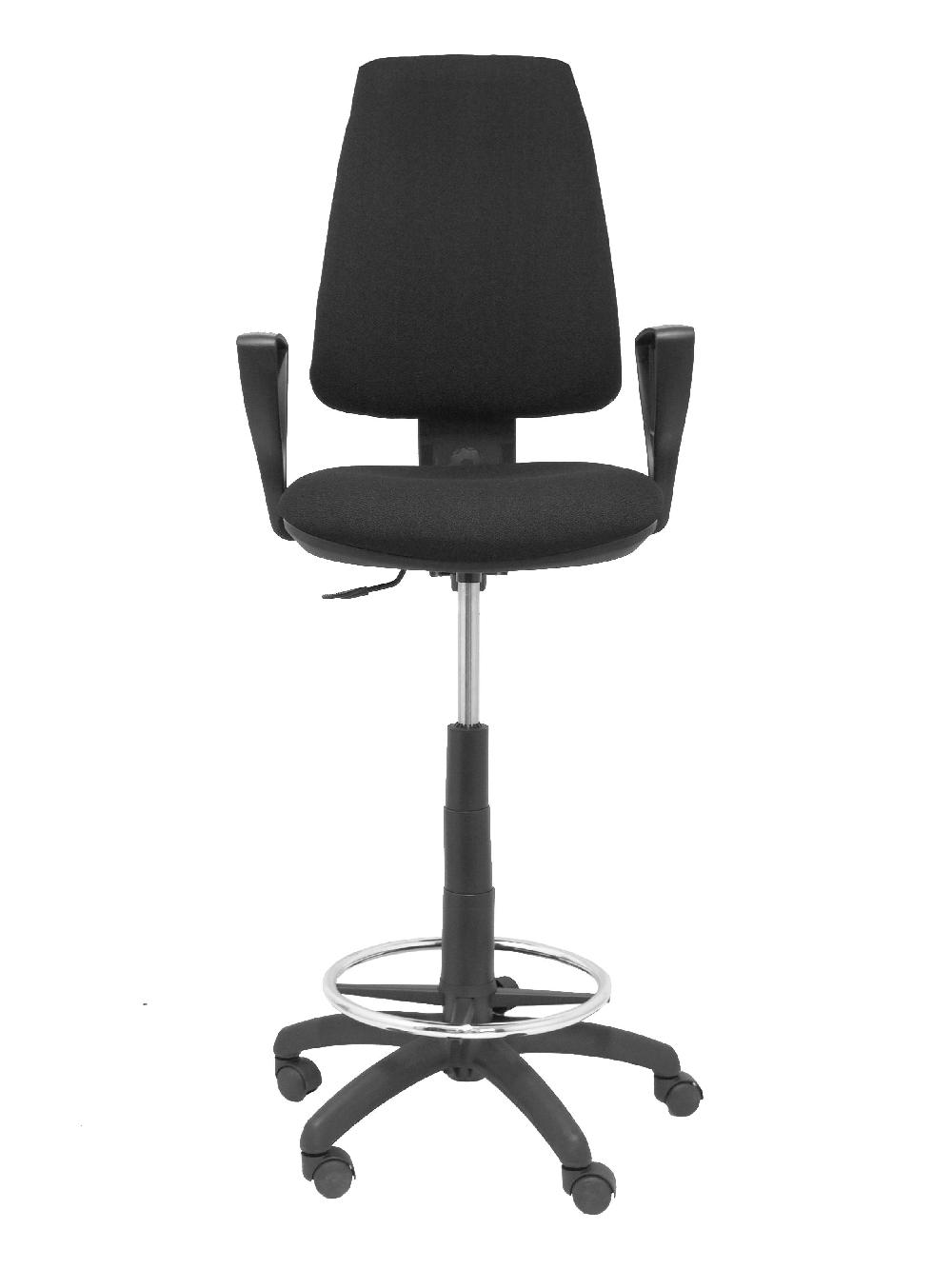 Piqueras Y Crespo Taburete Elche CP Brazos Golf Bali Color Negro