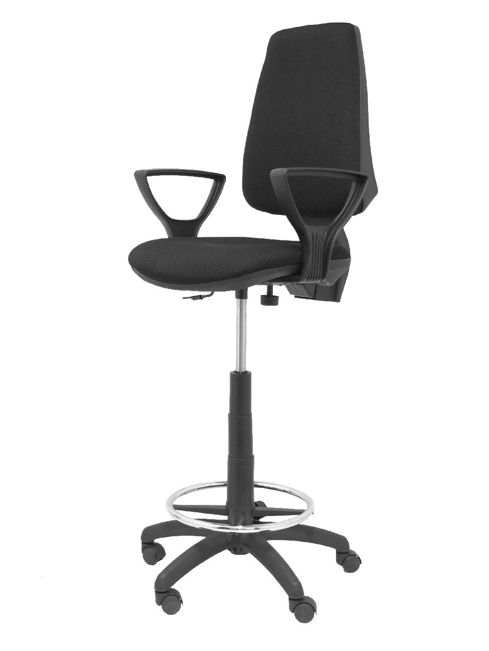 Piqueras Y Crespo Taburete Elche CP Brazos Golf Bali Color Negro