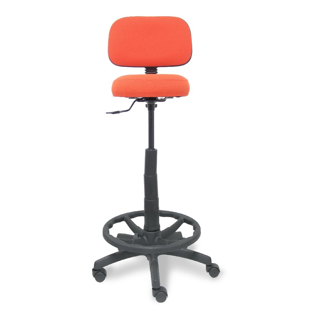 Piqueras Y Crespo Taburete Llanos Bali Naranja Oscuro