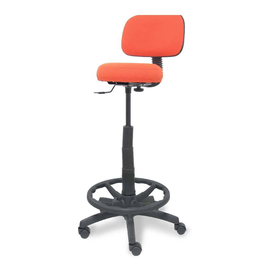 Piqueras Y Crespo Taburete Llanos Bali Naranja Oscuro