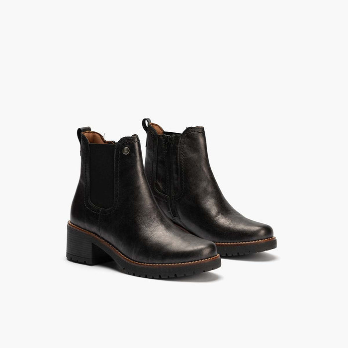 pitillos Botín Chelsea en Laminado para mujer color antracita