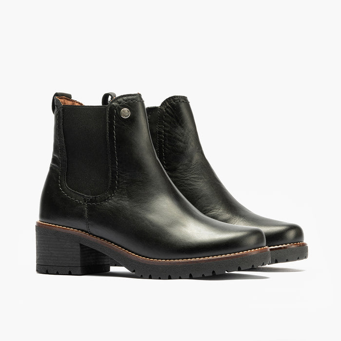 Pitillos Botín Chelsea En Napa De Mujer Color Negro