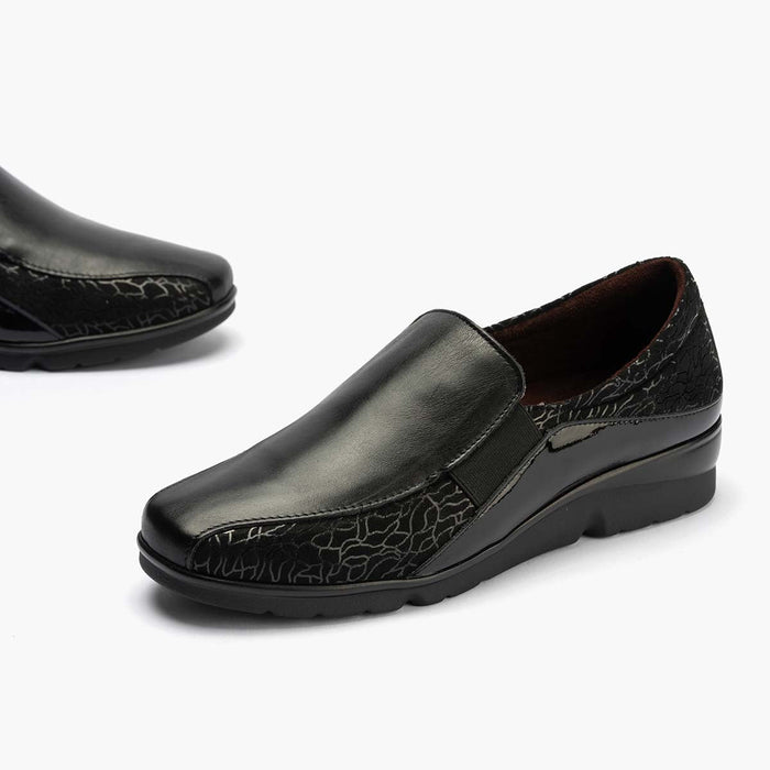 Pitillos Manoletina Gucci Elásticos De Mujer Color Negro