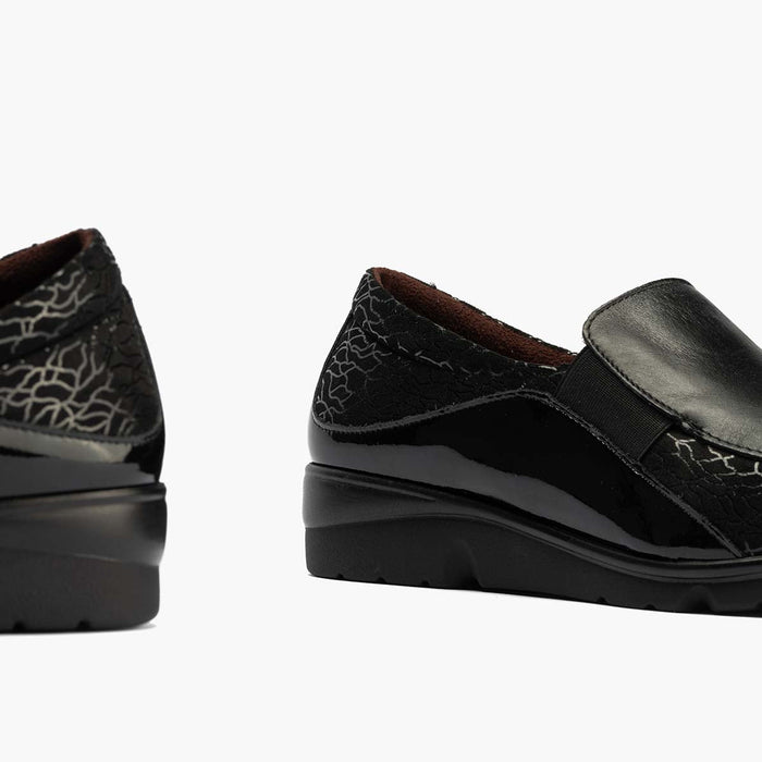 Pitillos Manoletina Gucci Elásticos De Mujer Color Negro