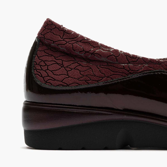 Pitillos Manoletina Gucci Elásticos Mujer Color Burdeos