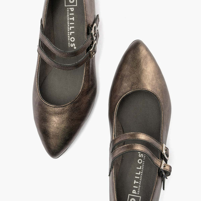 Pitillos Mercedes En Laminado Para Mujer Color Bronce
