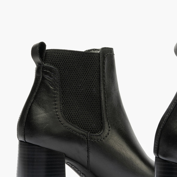 Pitillos Botín Chelsea De Mujer Color Negro