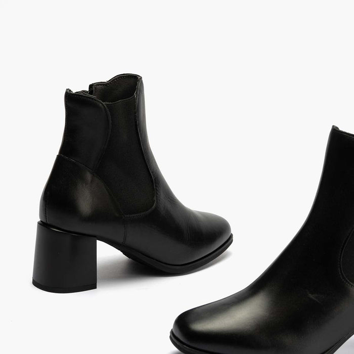 Pitillos Botín Chelsea De Mujer Color Negro