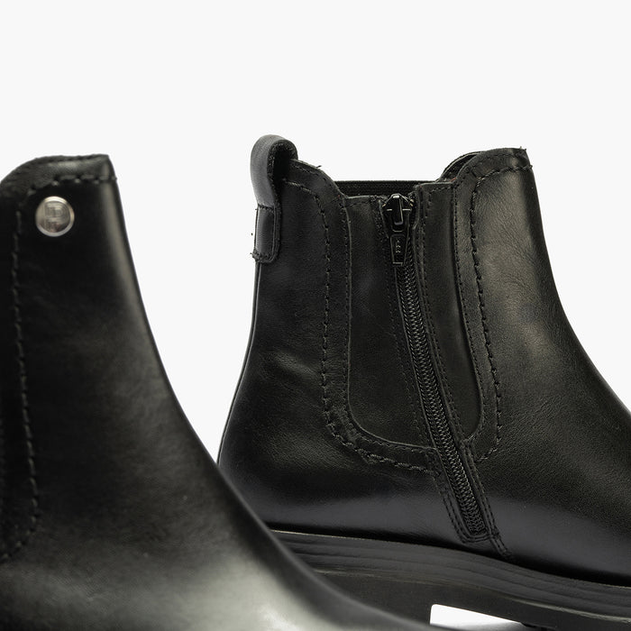 pitillos Botín Chelsea de mujer color negro