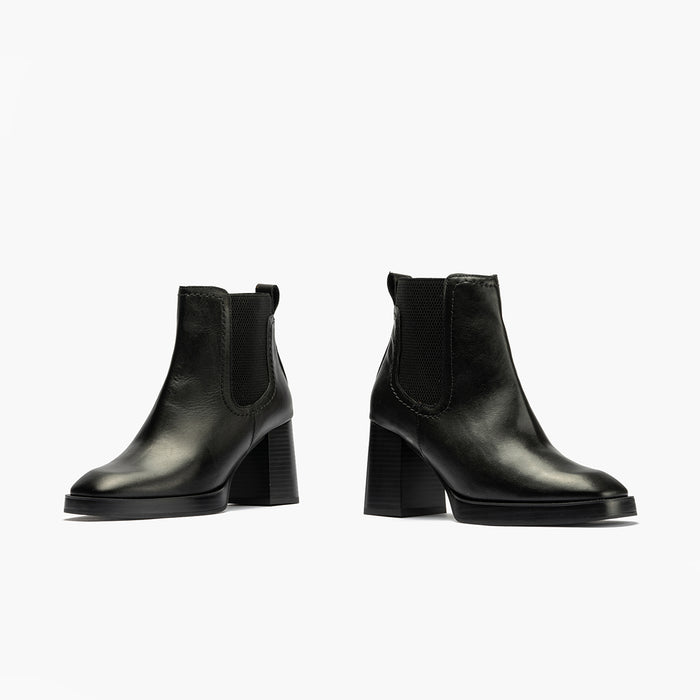 pitillos Botín Chelsea de mujer color negro