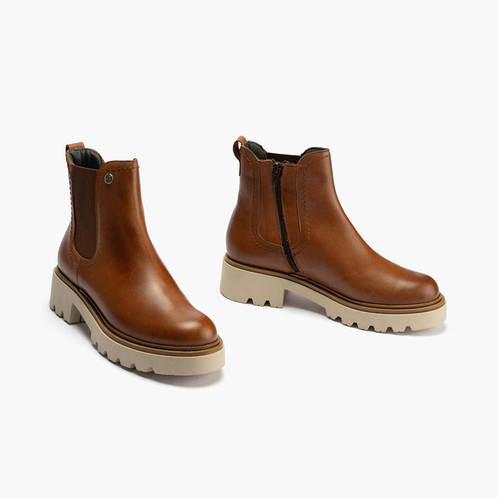 Pitillos Botín Chelsea En Napa Mujer Color Cuero