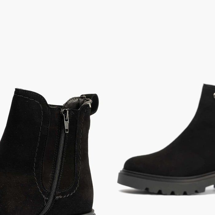 Pitillos Botín Chelsea Para Mujer Color Negro