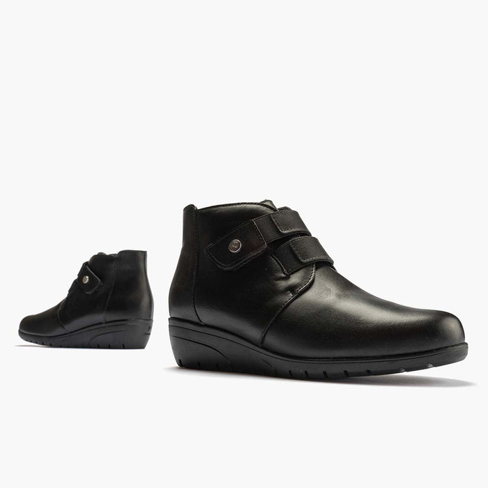 Pitillos Botín Con Correa Mujer Color Negro