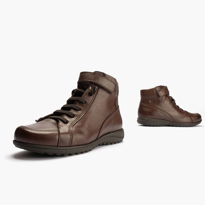 Pitillos Botín Cordon Elástico Mujer Color Marrón