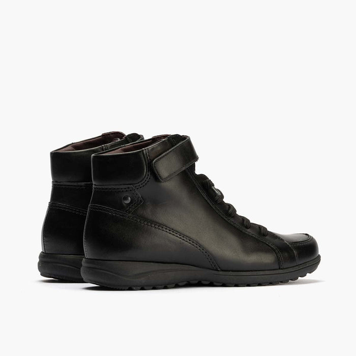 Pitillos Botín Cordon Elástico Mujer Color Negro