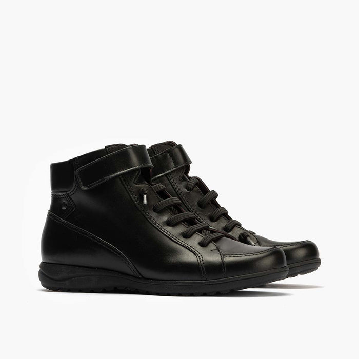 pitillos Botín Cordon Elástico mujer color negro