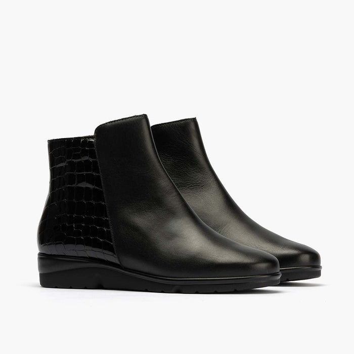 Pitillos Botín De Mujer Color Negro