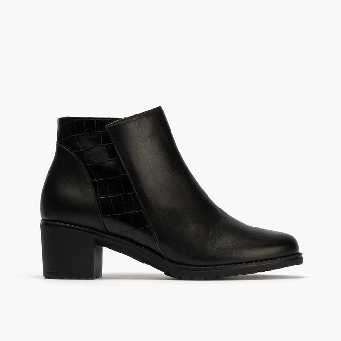 pitillos Botín de mujer color negro