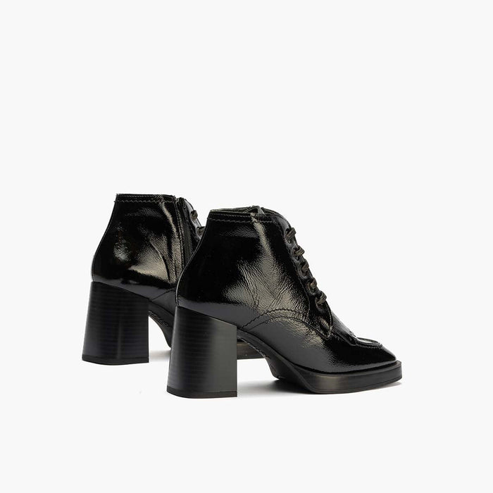 Pitillos Botín Flecos Mujer Color Negro