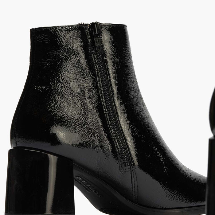 Pitillos Botín Liso Mujer Color Negro