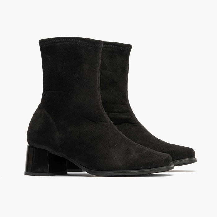 pitillos Botín Lycra de mujer color negro