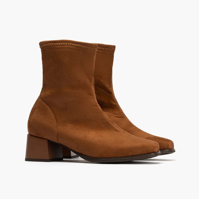 pitillos Botín Lycra mujer color cuero