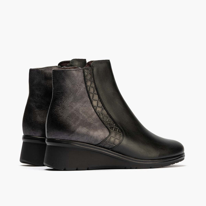 Pitillos Botín Para Mujer Color Negro