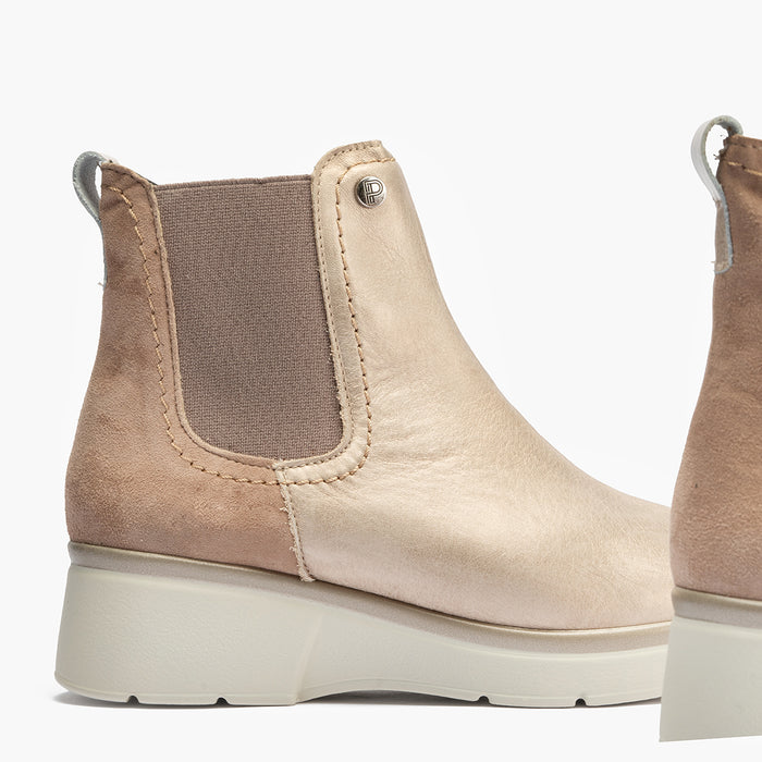 Pitillos Chelsea De Mujer Color Piedra