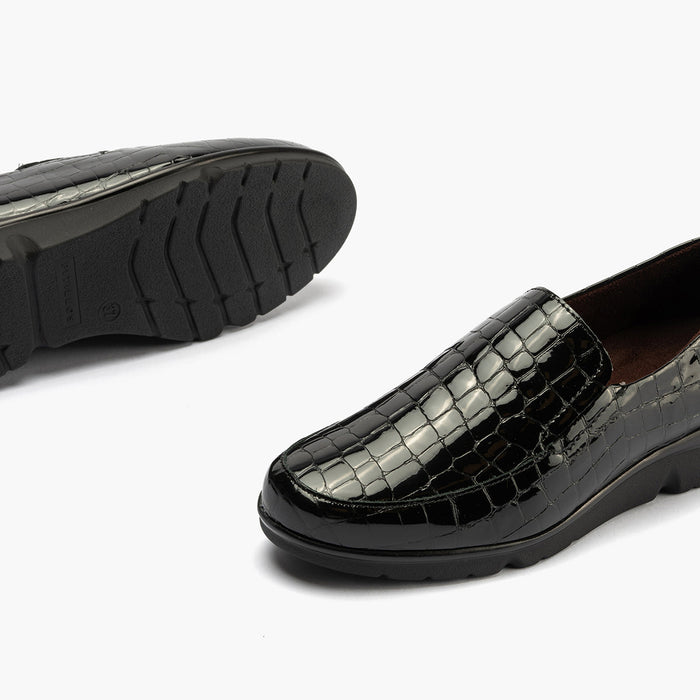 Pitillos Manoletina En Coco De Mujer Color Negro