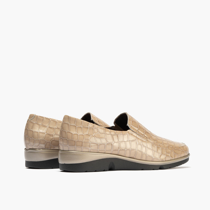 Pitillos Manoletina En Coco De Mujer Color Piedra