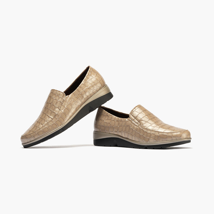 Pitillos Manoletina En Coco De Mujer Color Piedra