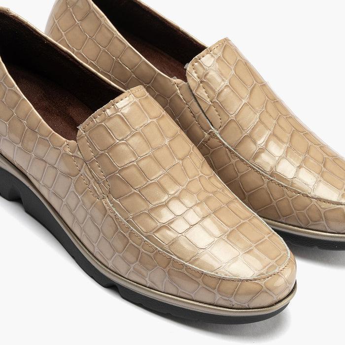 Pitillos Manoletina En Coco De Mujer Color Piedra