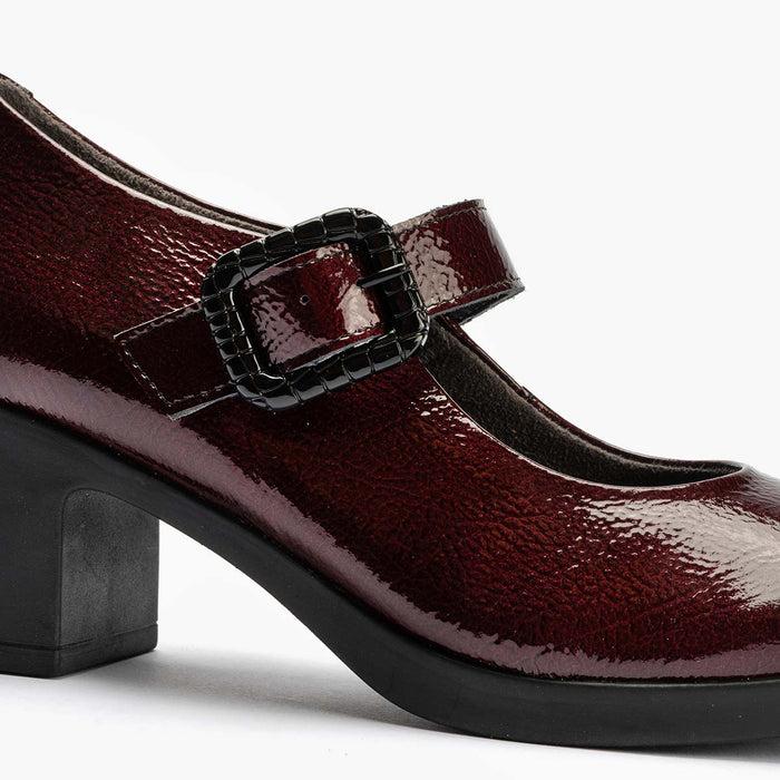 Pitillos Mercedes Para Mujer Color Burdeos
