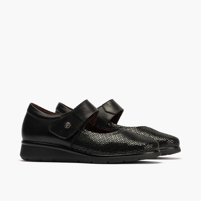 pitillos Mercedes para mujer color negro