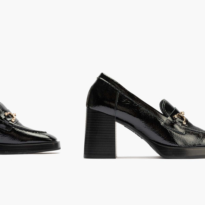 Pitillos Mocasín Adorno Mujer Color Negro