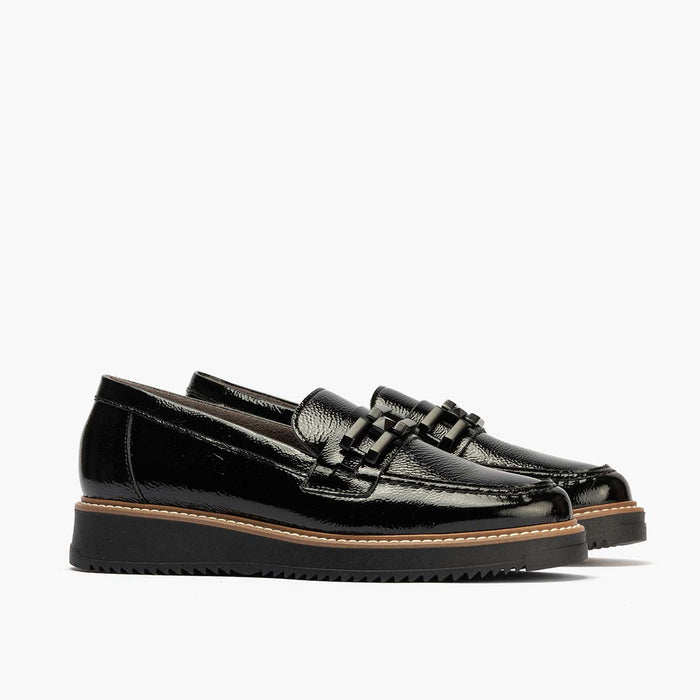 pitillos Mocasín Adorno mujer color negro