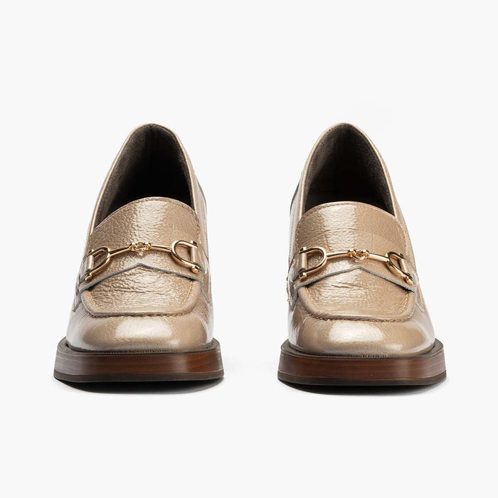 Pitillos Mocasín Adorno Para Mujer Color Piedra