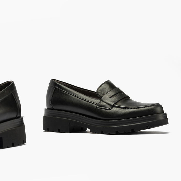 Pitillos Mocasín Antifaz Mujer Color Negro