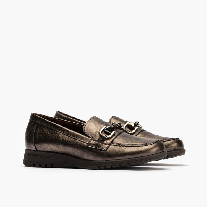 pitillos Mocasín con Adorno mujer color bronce