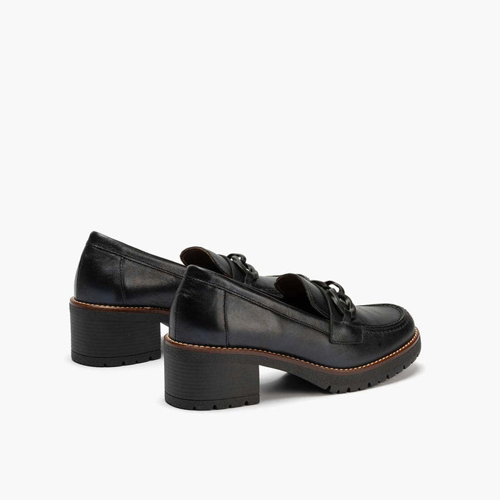 Pitillos Mocasín En Laminado Mujer Color Marino