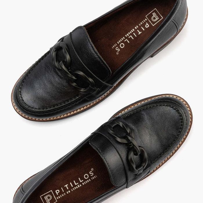 Pitillos Mocasín En Laminado Mujer Color Marino