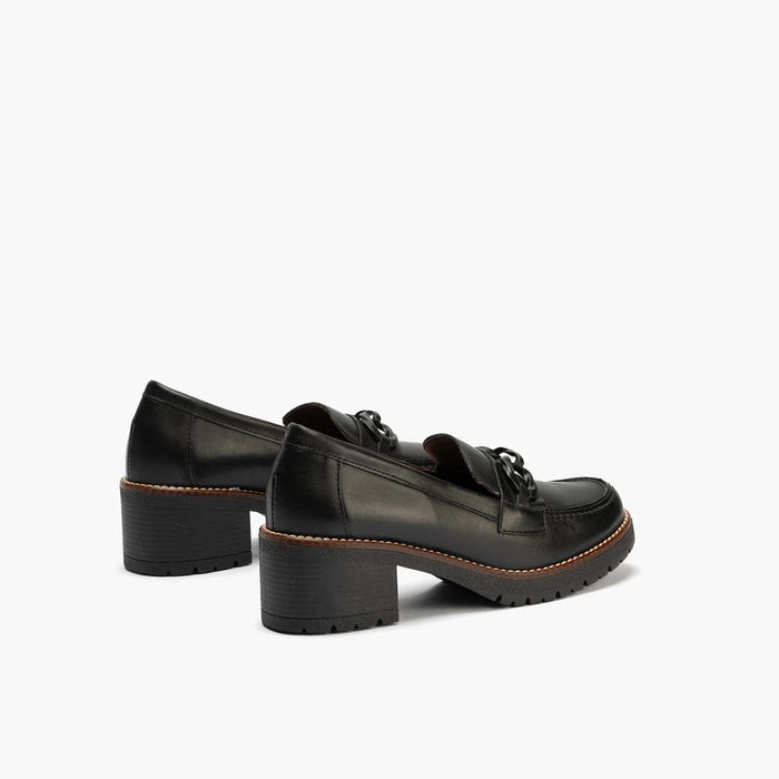 Pitillos Mocasín En Napa Mujer Color Negro