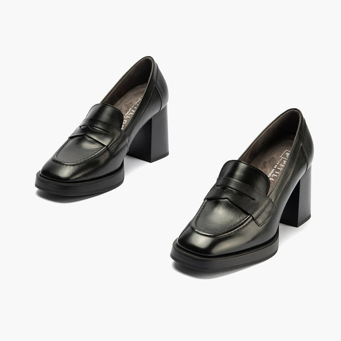 Pitillos Mocasín En Napa Mujer Color Negro